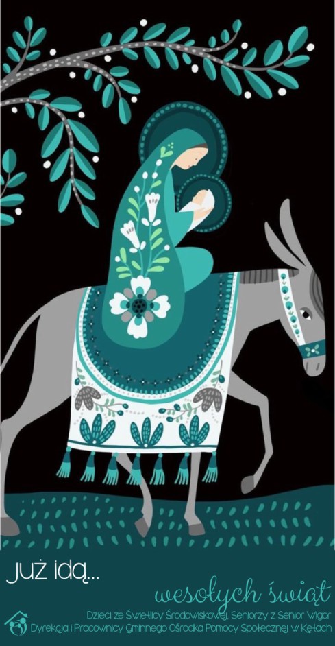 Życzenia Świąteczne Grafika przedstawia życzenia z okazji świąt Bożego Narodzenia wraz z graficznym motywem świątecznym